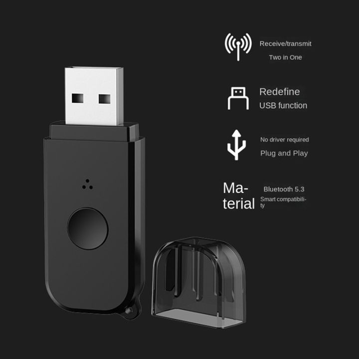 USB Bluetooth 5.3 Adapter Transmitter Bluetooth Receiver Audio