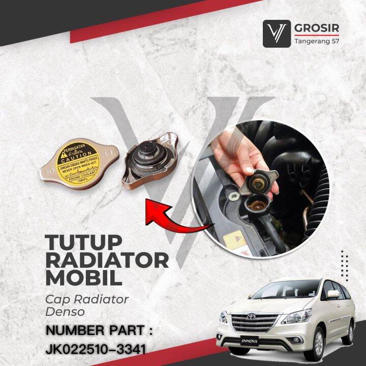 TUTUP RADIATOR Innova 20042012 DENSO 3341 ORIGINAL CAP RADIATOR