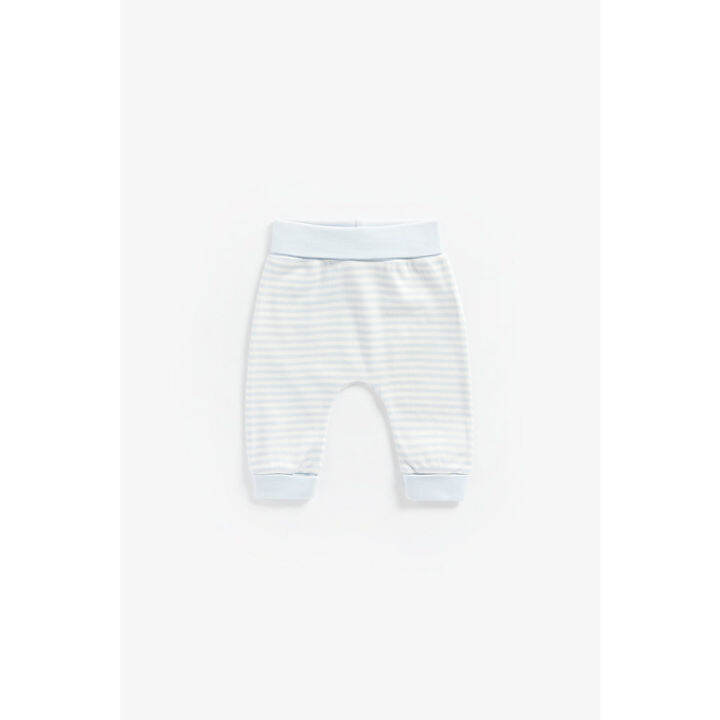 กางเกงจ๊อกเกอร์เด็กทารก-mothercare-balloon-and-striped-organic-cotton-joggers-2-pack-za272