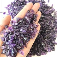 100g AAA natural large number of tiny amethyst healing quartz crystal crystal chip demagnetization mini small crystal feng shui