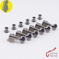 HR-1 Set  Original Genuine 6 In-line GOTOH SGS510Z-S5  Guitar Machine Heads Tuners  ( Cosmo Black ) MADE IN JAPAN