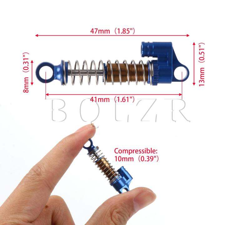 การเปลี่ยนตัวหน่วงการสั่นสะเทือน-rc-สำหรับ-fms-fcx24-1-18-amp-1-24-w-ชุดสกรู4สีฟ้า