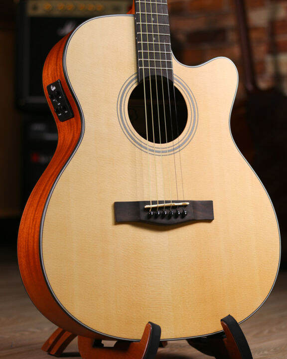 กีตาร์โปร่งไฟฟ้า-gusta-omce-ii-acoustic-electric-guitar