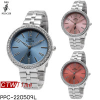 Paris Polo Club นาฬิกาข้อมือผู้หญิง สายสแตนเลส รุ่น PPC-220509L BU PK OR