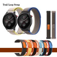 fgjdtrdh Trail Loop Band 20mm 22mm Nylon Strap For Huami Amazfit GTR2 2e GTR3 Pro GTR4 GTR 42mm 47mm 2e For GTS 2/3/4 mini