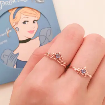 Disney Rapunzel Inspired Diamond Ring in 14K Rose Gold over Sterling Silver  1/5 CTTW | Enchanted Disney Fine Jewelry