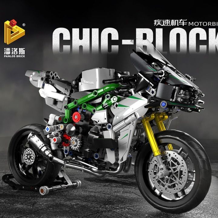 2023-เข้ากันได้กับเลโก้บล็อกรถจักรยานยนต์รถจักรยานยนต์-bmw-รถจักรยานยนต์เด็กปริศนาประกอบของเล่นรุ่นของขวัญวันเกิดเด็กผู้ชาย