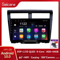 Seicane - 9 inch IPS หน้าจอสัมผัส Android 10.0 วิทยุรถยนต์ GPS โฮสต์ 2012 Proton Myvi 2Din เล่นมัลติมีเดียสนับสนุน SWC แบ่งหน้าจอ Netflix Playstore วัด YouTube