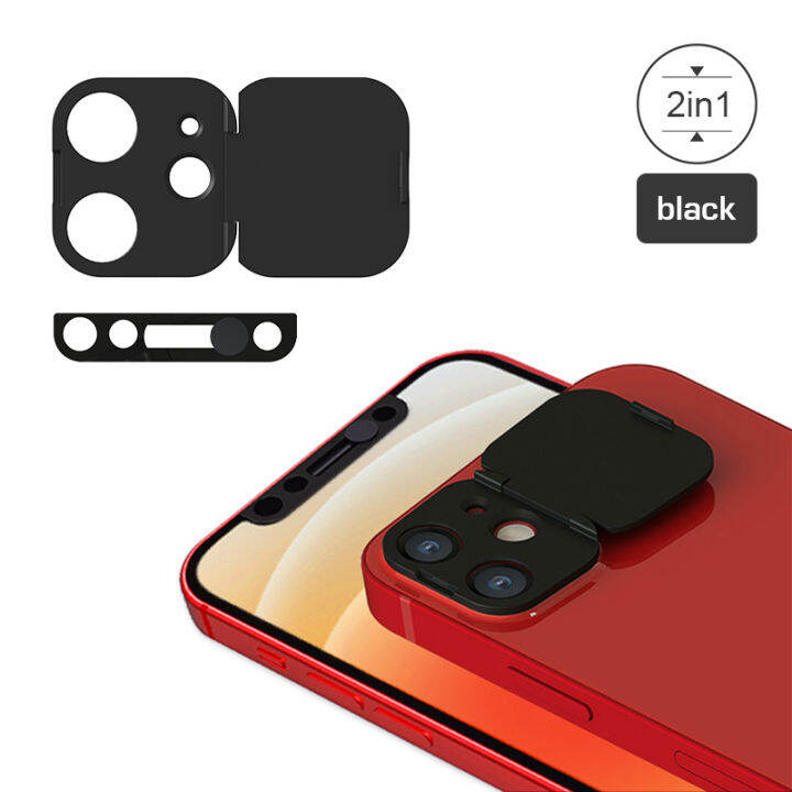 2in1-pack-phone-webcam-cover-front-and-back-camera-lens-privacy-protector-เหมาะสำหรับใส่หรือไม่มีเคสสำหรับ-iphone-12mini-iewo9238