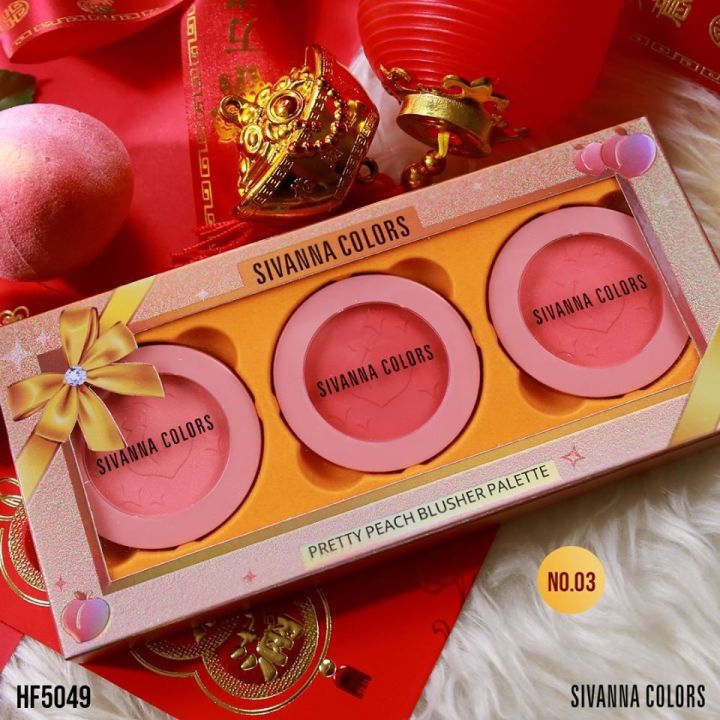 hf5049-pretty-peach-blusher-palette-ซีเวียน่า-คัลเลอร์-พริตตี-พีช-บลัชเชอร์-พาเลทท์