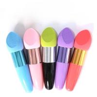 【CW】❏✌  Loose Foundation Puff  Sponge with Handle Soft Makeup Tools