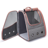 กระเป๋าใส่แมวแบบพกพา Outdoor Travel Super Breathable Backpack For Cats Carrying Bag Cat Backpack Supplies