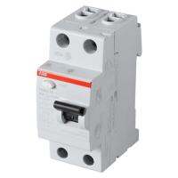 ABB เซอร์กิตเบรกเกอร์ RCCB ป้องกันไฟรั่วไฟดูด 25A/40A/63/80A, 30mA รุ่น FH202AC / 2P เหมาะกับสำหรับบ้าน และอาคารพาณิชย์