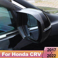 สำหรับฮอนด้า CRV CR-V 2017-2022รถ ABS กระจกมองหลังซันนี่ Visor ตกแต่งกรอบกันน้ำฝนคิ้วภายนอกการปรับเปลี่ยน