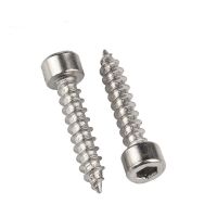 10pcs/lot Hex Hexagon Socket Cap Head Self Tapping Screw Grade 8.8 Nickel Plated Carbon Steel Allen Head M2 M2.6 M3 M4 M5 M6 Nails Screws  Fasteners