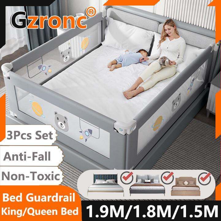 [1.2M2M]Baby Bed Guardrail Baby Bed Fence 6TH Design Vertical Lift