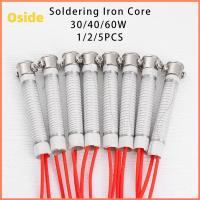 OSIDE 1/2/5pcs ขายร้อน อุปกรณ์เสริมสำหรับงานโลหะ 220V 30W40W60W เครื่องมือเชื่อม การเปลี่ยนองค์ประกอบความร้อน อุปกรณ์เชื่อม แกนหัวแร้ง