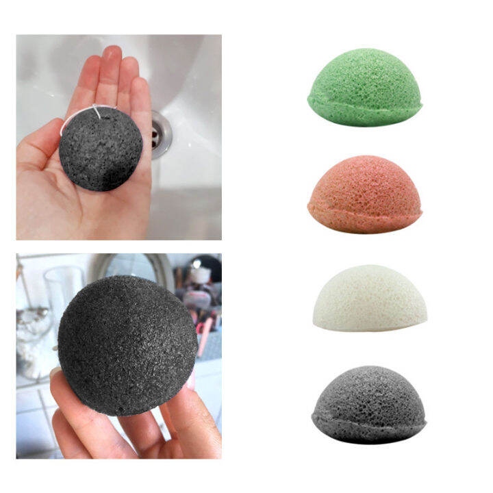 sponge-cosmetic-puff-face-cleaning-round-shape-natural-konjac-face-puff-facial-wash-flutter-deep-cleansing-pores-makeup-tool