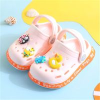 Kids Mules Clogs Shoes Summer Garden Beach Slippers Sandals Children Cave Hole Baby Shoes For Girls Boys