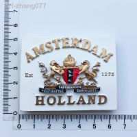 Amsterdam the capital of the Netherlands the standard travel commemorative hand-painted crafts magnetic refrigerator stickers