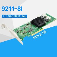 LSI OEM SATA/SAS 9211-8i LSI00194 8port 6Gb/s PCI-Express 2.0 RAID Controller Card, SAS HBA, SAS Cable not included