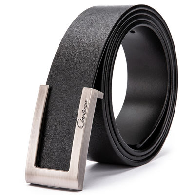 Ciartuar Fashion New Belt Leather Belts for Men Cowskin Genuine leather High Quality Man Strap Designer Luxury Waist Belt Jeans