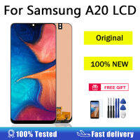 AUMOOK Original สำหรับเหมาะสำหรับ Samsung Galaxy A20จอแสดงผล LCD Touch Screen Digitizer สำหรับ Samsung A20 A205 A205F หน้าจอ