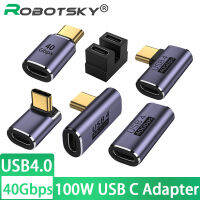 USB4.0 Jenis C อะแดปเตอร์6 A หลายทิศทาง Antara Muka 40Gbps 8K 120Hz Pemindahan Cepat 100W Mengecas USB C Penukar Data