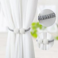 Pearl Magnetic Curtain Clip Hanging Ball Buckle Tie Back Curtain Straps Home Decoration Curtain Holders Tieback Buckle Clips