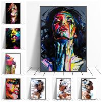 2023۩✠☃ Colorful Woman Poster and Prints Nordic Wall Art Picture Abstract Canvas Art Paintings for Living Room Cuadros Home Decoration