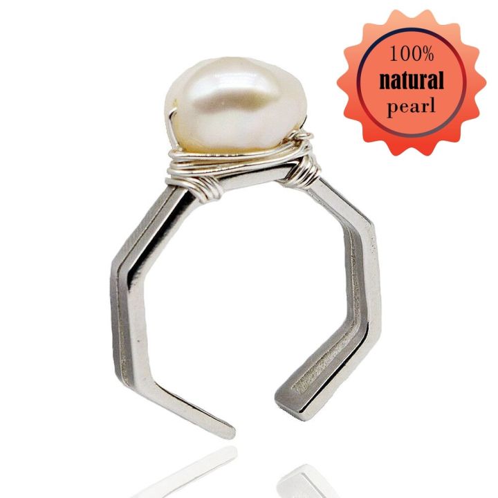 Silver and pearl ring, Indian jewelries by Pankaj Indian jeweller online  shop-hautamhiepplus.vn