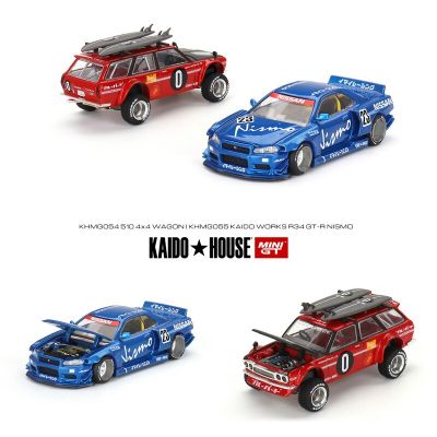 MINIGT KAIDO HOUSE Open 1:64 GT-R R34 510 Car Model