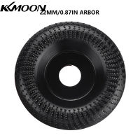 KKmoon 4 ล้อเครื่องบดแผ่นไม้ Shaping ล้อไม้บด Disk สำหรับเครื่องบดมุม22มม./0.87in Arbor