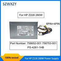 2023ได้รับการตกแต่งใหม่สำหรับ Z228 HP แหล่งจ่ายไฟ280วัตต์6 + 4PIN D13-280P1A DPS-280AB-5/2 A 758652-001 758753-001 PS-4281-1HB ทดสอบ100%