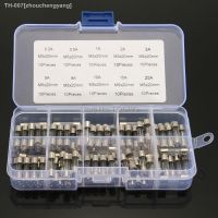 ▬ High Quality 5x20mm Glass Fuse Assortment Box Kit 100pcs 10Value 0.2A 0.5A 1A 2A 3A 5A 8A 10A 15A 20A