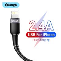 Elough เครื่องชาร์จสายสำหรับ iPhone USB,สายสายต่อไฟฟ้าข้อมูลสำหรับสาย iPhone ชาร์จเร็ว12 11 13 Pro Max X XS 8 7 Plus 2021