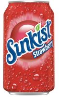 ??* Sunkist Stawberry 12 fl oz. (355ml.) *น้ำอัดลมนำเข้าจาก USA*??