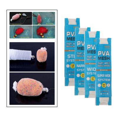 ：《》{“】= 16.4Ft PVA Quickly Dissolved Carp Fishing Mesh Refill Stocking For Boilie Rig Bait Bags Carp Fishing Equipment Tackle Kits