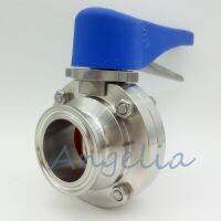 1 quot; Sanitary Stainless Steel 304 Clamp Multi Position Handle Butterfly Valve