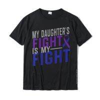 My Daughters Fight Is My Fight Rheumatoid Arthritis RA T-Shirt Tshirts Tops Tees Classic Cotton Gift Leisure Boy