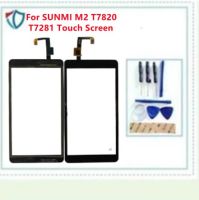 5.0 "สีดำสำหรับ SUNMI M2 T7820 T7281แผงเซ็นเซอร์ดิจิไทเซอร์หน้าจอสัมผัส