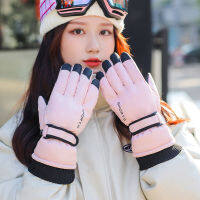 Womens Leather Heated Thermal Waterproof Biker Ski Heating Motorcycle Winter Mens s and Mittens Skiing Accessories