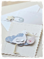 Piggy Craft เครื่องตัดโลหะ Dies Cut Die Mold Stork ตกแต่งสมุดภาพกระดาษหัตถกรรมมีดแม่พิมพ์ใบมีด Punch Stencils Dies