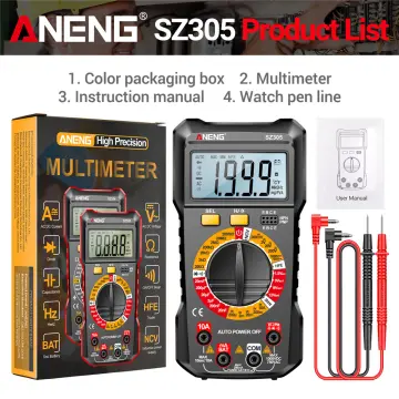 ANENG ST201 Digital Clamp Multimeter AC / DC Voltage Current Tester 4000  Counts Resistance ohm Tester lcr meter High-precision