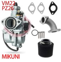 【hot】✈⊕☬  VM22 26mm Carburetor for Intake Pipe Pit Dirt 110cc 125cc 140cc Lifan YX Accessories