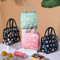 Portable Insulated Lunch Box Lunch Bag For Outdoor Activities Fresh Little Daisy Print Lunch Bag Multifunctional Lunch Bag Insulated Lunch Bag