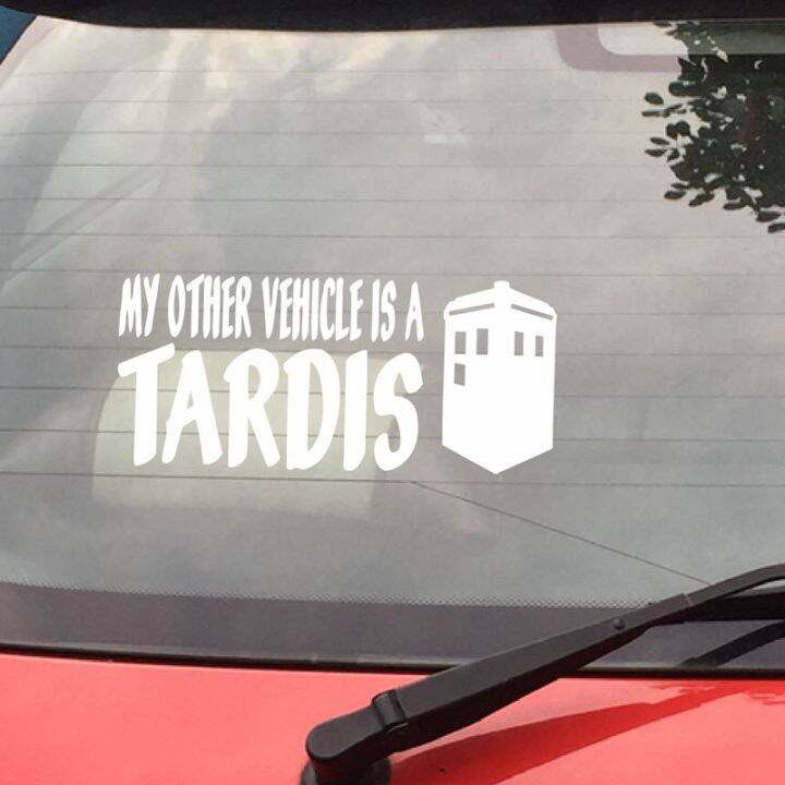 sale-nancarenko1977-ยานพาหนะของฉันคือ-tardis-who-decal-สติกเกอร์กันชนหน้าต่างรถยนต์-w-tardis