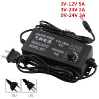 แหล่งจ่ายไฟ AC DC 3V 5V 9V 12 V 24V ปรับได้จอแสดงผลตัวจ่ายไฟสากล DC-DC 5V 12 V โวลต์220V ถึง12 V 24V 5V Smps