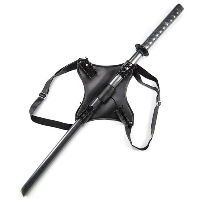 samurai-sword-holder-backpack-กระเป๋าเป้ใส่-ดาบซามูไร-ญี่ปุ่น-พกพาดาบได้ถึง-2-เล่ม-ทำจากหนัง-pu-มีคุณภาพ-ทนทาน-เครื่องแต่งกาย-ninja-cosplay-คอสเพลย์-นินจา