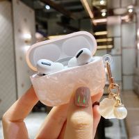 [SOSO 3C accessories] หรูหราสาวกรณีเชลล์มุกสำหรับ Airpods 1 2 3 AirPods Pro กระเป๋าบลูทูธอุปกรณ์เสริมหูฟังกล่องหูฟัง